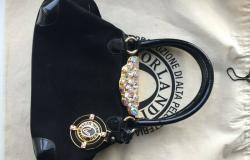 Продам: Сумка новая valentino orlandi италия черная замша стразы сваровски swarovski кристаллы хамелеон цвет в Москве - объявление №2089532