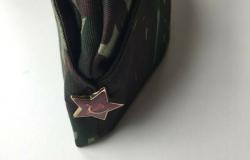 Продам: Пилотка женская новая хлопок зеленая защитный цвет звезда шапка в Москве - объявление №2089582