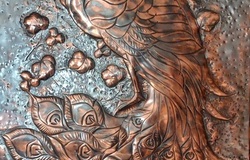 Продам: Чеканка . Жар Птица. 110 х 60 . Медь .Авторская работа . Багет. Доставка до дверей ! в Москве - объявление №2092075