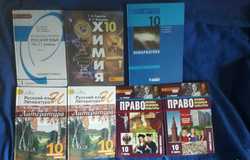 Продам: Учебники 10 класс химия, право, литература, информатика в Москве - объявление №211123