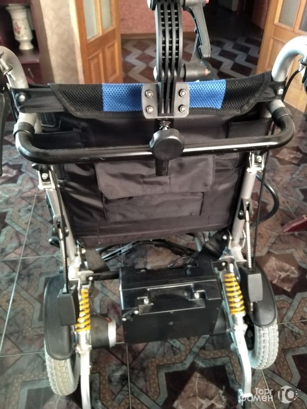 Кресло-коляска инвалидная с электропроводом FS122LGG-46 - Фото 5
