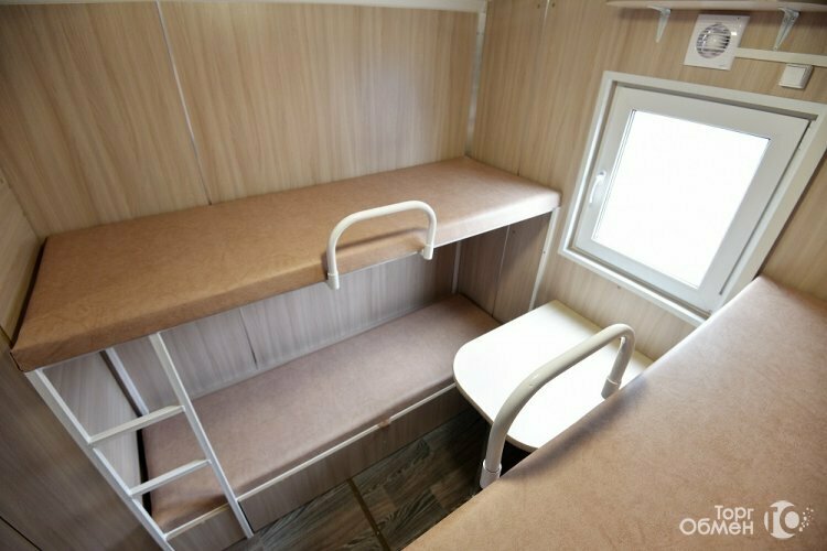 Жилой вагон-дом на 4 места с душевой на санях - Фото 2