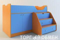Продам: Детская кровать-чердак Приют-мини 007 М3 в Пскове - объявление №94153